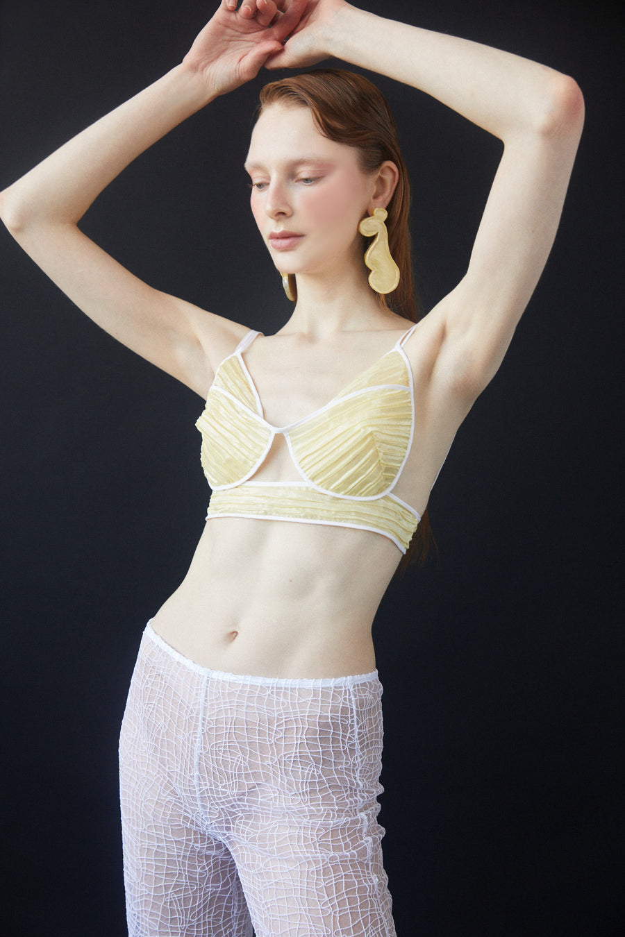 DELPHINE PLEATED TOP