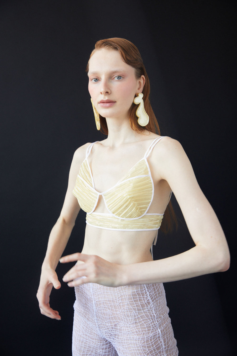 DELPHINE PLEATED TOP