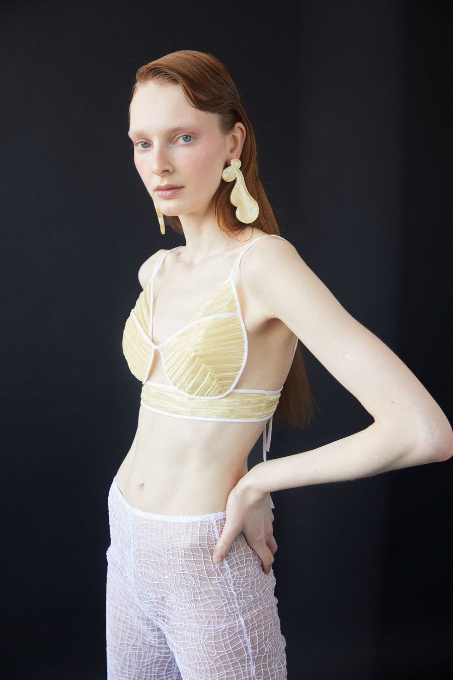 DELPHINE PLEATED TOP