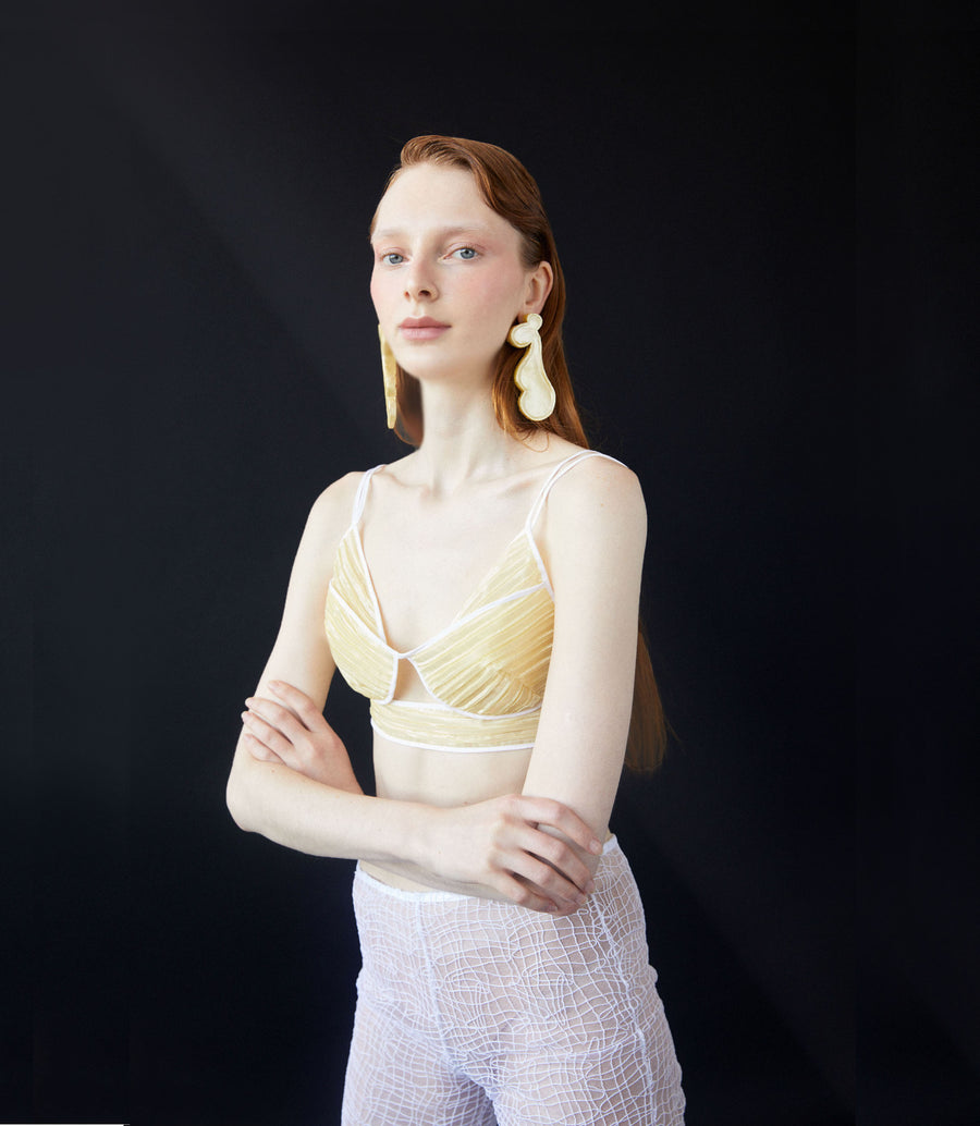 DELPHINE PLEATED TOP